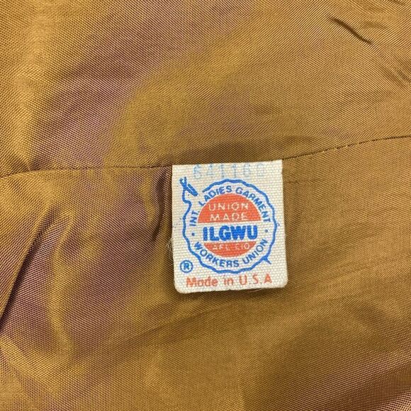Anne Klein vintage wool blend blazer gold tone branch buttons size 4 made in USA - Picture 8 of 8